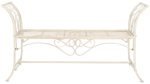 Adina Wrought Iron 51.25 Inch W Outdoor Garden Bench - Image 2